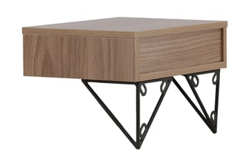 Sidebord Memphisa 41 cm - Valnøtt - Møbler - Bord - Avlastningsbord & sidobord - Brettbord og småbord