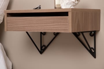 Sidebord Memphisa 41 cm - Valnøtt - Møbler - Bord - Avlastningsbord & sidobord - Brettbord og småbord