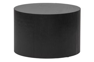 Sidebord Mirek 60 cm Rundt - Svart - Møbler - Bord - Avlastningsbord & sidobord - Brettbord og småbord