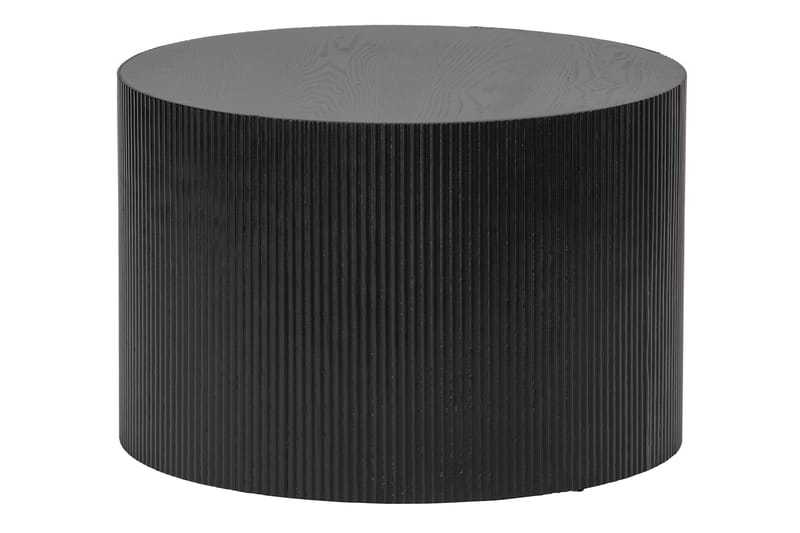 Sidebord Mirek 60 cm Rundt - Svart - Møbler - Bord - Avlastningsbord & sidobord - Brettbord og småbord