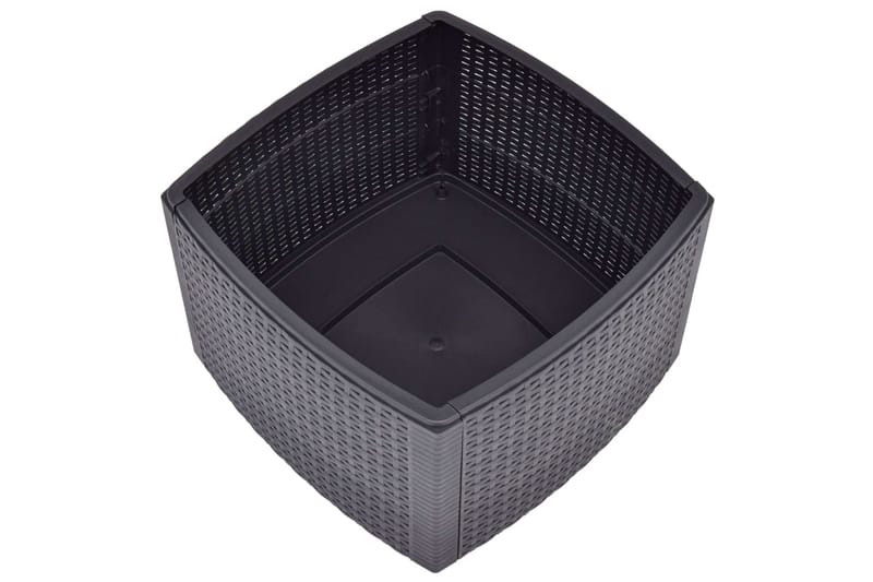 Sidebord mocca 54x54x36,5 cm plast - Brettbord og småbord - Lampebord & sidebord