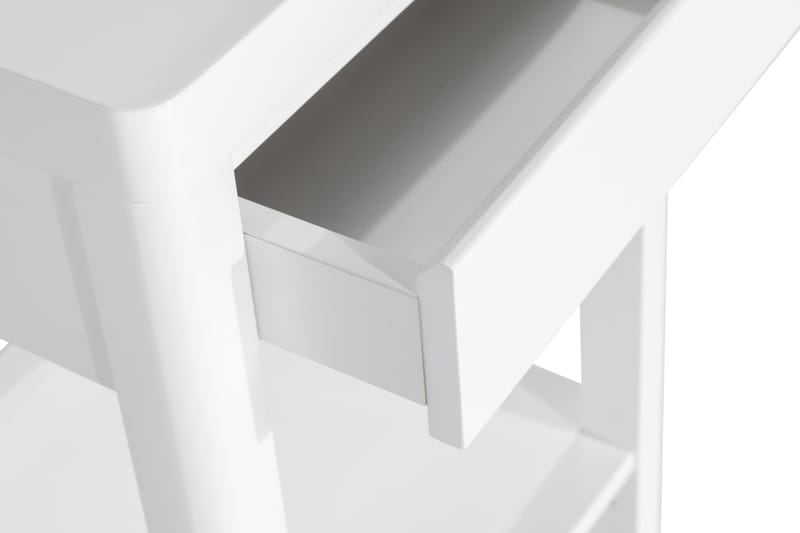 Sidebord Reno 40 cm - Hvit - Lampebord & sidebord - Brettbord og småbord