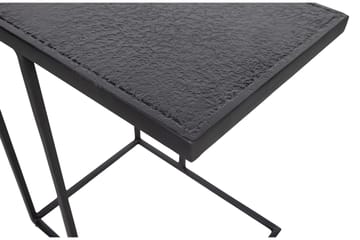 Sidebord Wiebe 45 cm - Svart - Møbler - Bord - Avlastningsbord & sidobord - Brettbord og småbord