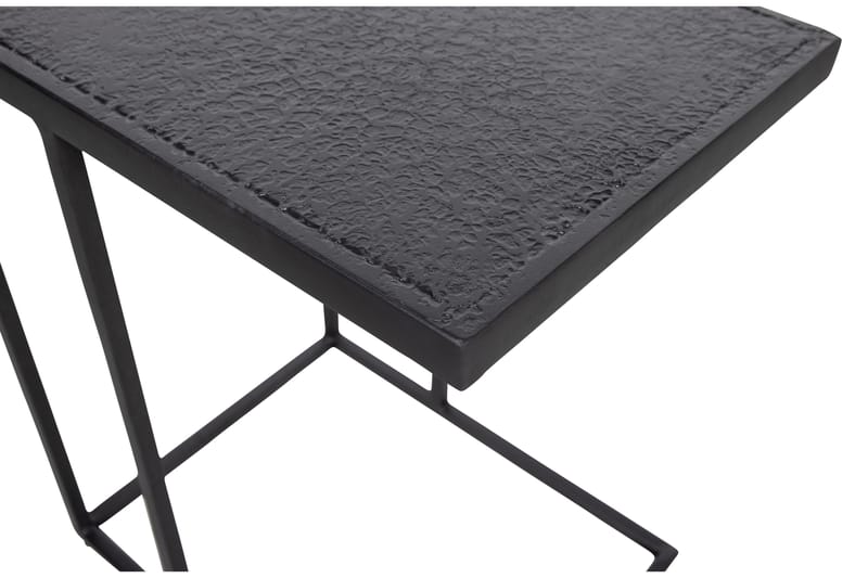 Sidebord Wiebe 45 cm - Svart - Møbler - Bord - Avlastningsbord & sidobord - Brettbord og småbord