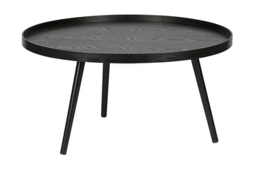 Sidebord XL Melchor 78 cm Rund - Svart - Møbler - Bord - Avlastningsbord & sidobord - Brettbord og småbord