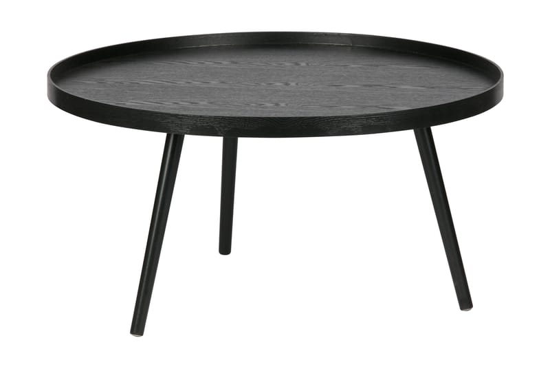 Sidebord XL Melchor 78 cm Rund - Svart - Møbler - Bord - Avlastningsbord & sidobord - Brettbord og småbord
