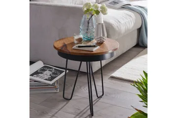 Sidobord & lampbord Wohnling Brun, Svart - Møbler - Bord - Avlastningsbord & sidobord - Brettbord og småbord