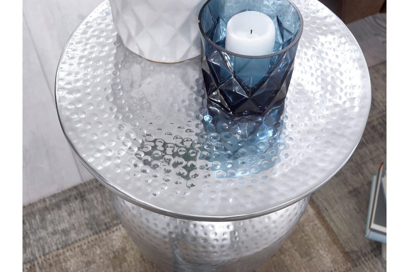 Sidobord & lampbord Wohnling Silver - Møbler - Bord - Avlastningsbord & sidobord - Brettbord og småbord