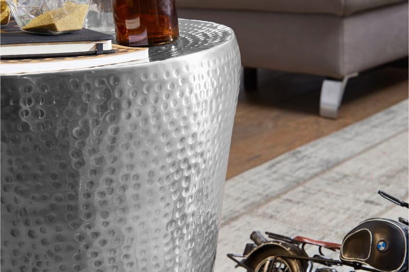 Sidobord & lampbord Wohnling Silver - Møbler - Bord - Avlastningsbord & sidobord - Brettbord og småbord