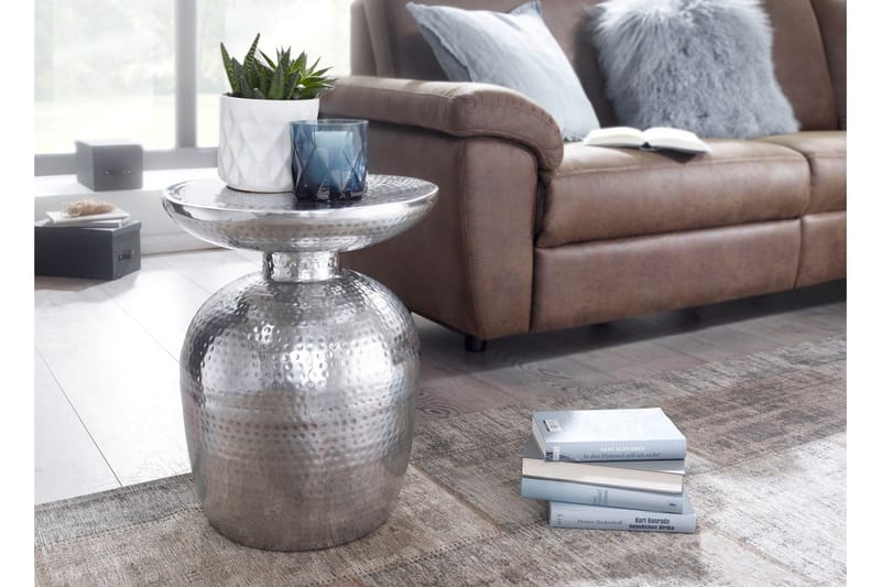 Sidobord & lampbord Wohnling Silver - Møbler - Bord - Avlastningsbord & sidobord - Brettbord og småbord
