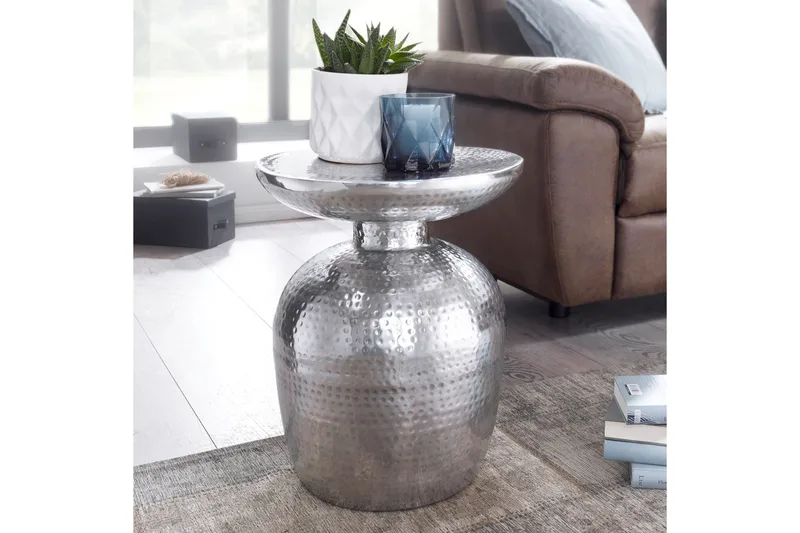 Sidobord & lampbord Wohnling Silver