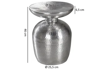 Sidobord & lampbord Wohnling Silver - Møbler - Bord - Avlastningsbord & sidobord - Brettbord og småbord