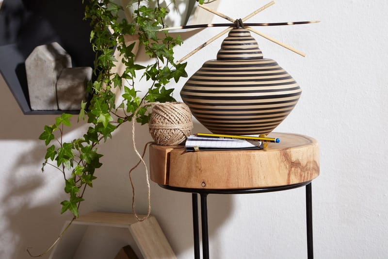 Sidobord & lampbord Wohnling Trä, Natur - Møbler - Bord - Avlastningsbord & sidobord - Brettbord og småbord