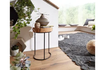 Sidobord & lampbord Wohnling Trä, Natur - Møbler - Bord - Avlastningsbord & sidobord - Brettbord og småbord