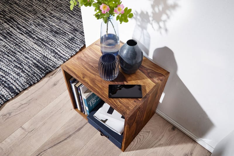 Sidobord & lampbord Wohnling Trä, Natur - Møbler - Bord - Avlastningsbord & sidobord - Brettbord og småbord