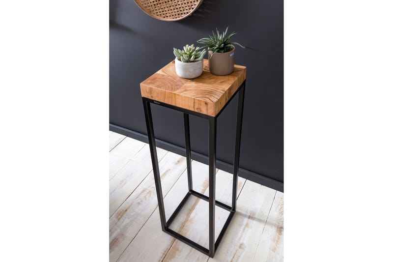 Sidobord & lampbord Wohnling Trä, Natur - Møbler - Bord - Avlastningsbord & sidobord - Brettbord og småbord