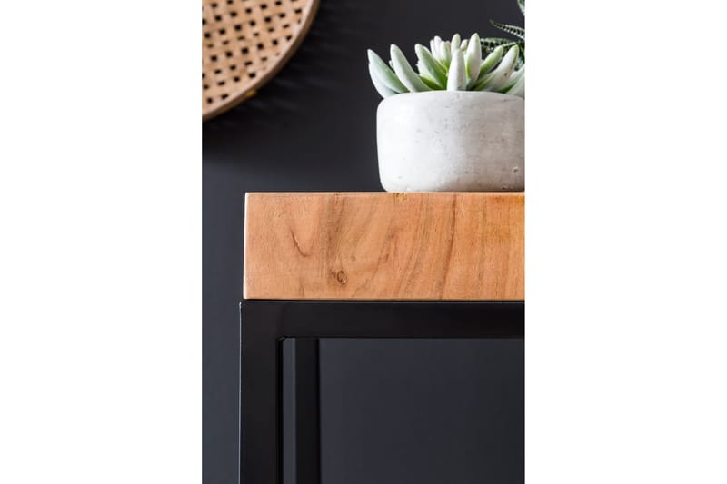 Sidobord & lampbord Wohnling Trä, Natur - Møbler - Bord - Avlastningsbord & sidobord - Brettbord og småbord