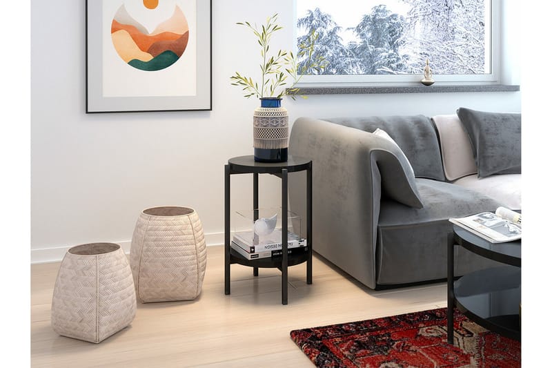 Staffin Sidobord Black - Møbler - Bord - Avlastningsbord & sidobord - Brettbord og småbord