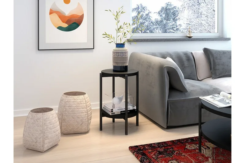 Staffin Sidobord Black - Møbler - Bord - Avlastningsbord & sidobord - Brettbord og småbord