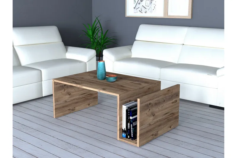 Vimenil Brettbord 87 cm - Brun - Møbler - Bord - Avlastningsbord & sidobord - Brettbord og småbord