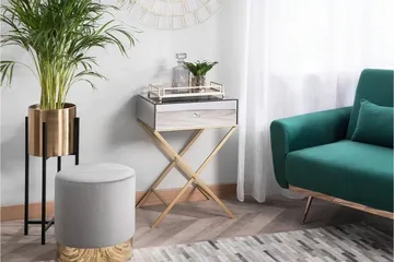 Vivy Avlastningsbord 50 cm - Sølv - Møbler - Bord - Avlastningsbord & sidobord - Brettbord og småbord