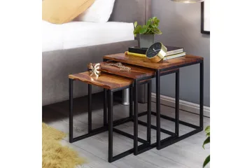 Wilhem Sidebord 40 cm Firekantete - Natur - Møbler - Bord - Avlastningsbord & sidobord - Brettbord og småbord