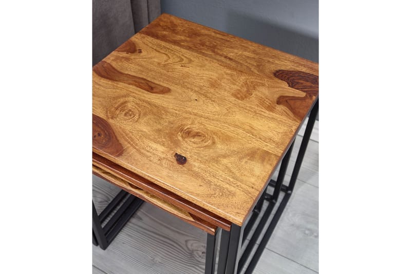 Wilhem Sidebord 40 cm Firekantete - Natur - Møbler - Bord - Avlastningsbord & sidobord - Brettbord og småbord