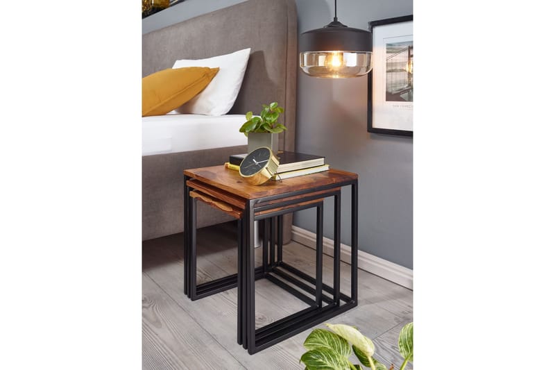 Wilhem Sidebord 40 cm Firekantete - Natur - Møbler - Bord - Avlastningsbord & sidobord - Brettbord og småbord