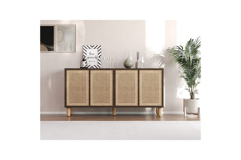 Breya Konsollbord 150 cm - Valnøtt - Møbler - Bord - Avlastningsbord & sidobord - Konsollbord & gangbord