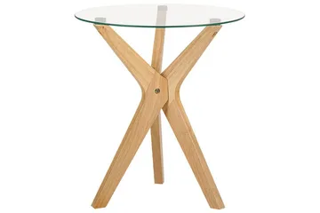 Brion Sidebord 45 cm - Transparent/Lyst tre - Møbler - Bord - Avlastningsbord & sidobord - Brettbord og småbord