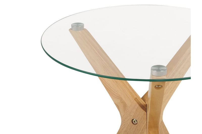 Brion Sidebord 45 cm - Transparent/Lyst tre - Møbler - Bord - Avlastningsbord & sidobord - Brettbord og småbord