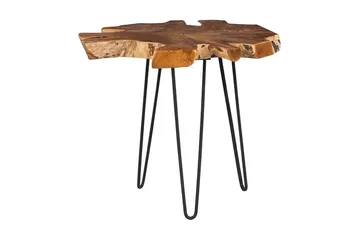 Camrose Avlastningsbord Sett 60 | 60 cm - Brun - Møbler - Bord - Avlastningsbord & sidobord