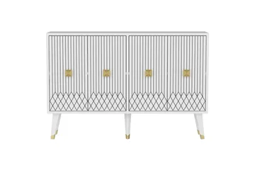 Carbin Konsollbord 120 cm - Hvit - Oppbevaring - Oppbevaringsmøbler - Sideboard & skjenk