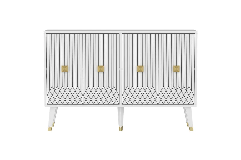 Carbin Konsollbord 120 cm - Hvit - Oppbevaring - Oppbevaringsmøbler - Sideboard & skjenk