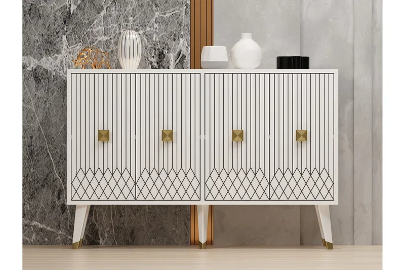 Carbin Konsollbord 120 cm - Hvit - Oppbevaring - Oppbevaringsmøbler - Sideboard & skjenk