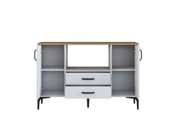 Cerreta konsollbord 120 cm - Mellomfarget tre/Hvit - Møbler - Bord - Avlastningsbord & sidobord - Konsollbord & gangbord