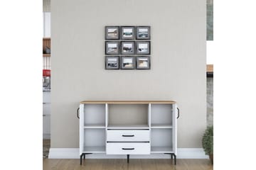 Cerreta konsollbord 120 cm - Mellomfarget tre/Hvit - Møbler - Bord - Avlastningsbord & sidobord - Konsollbord & gangbord