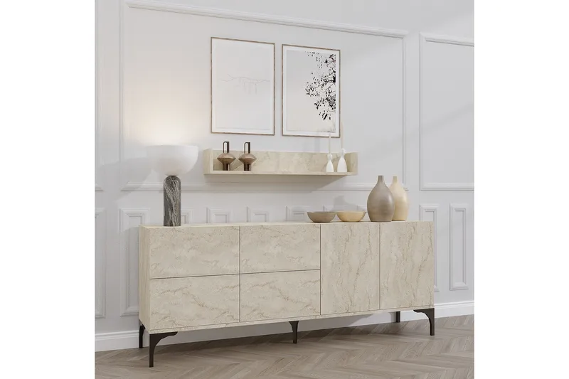 Cerreta Konsollbord 180 cm - Beige - Møbler - Bord - Avlastningsbord & sidobord - Konsollbord & gangbord