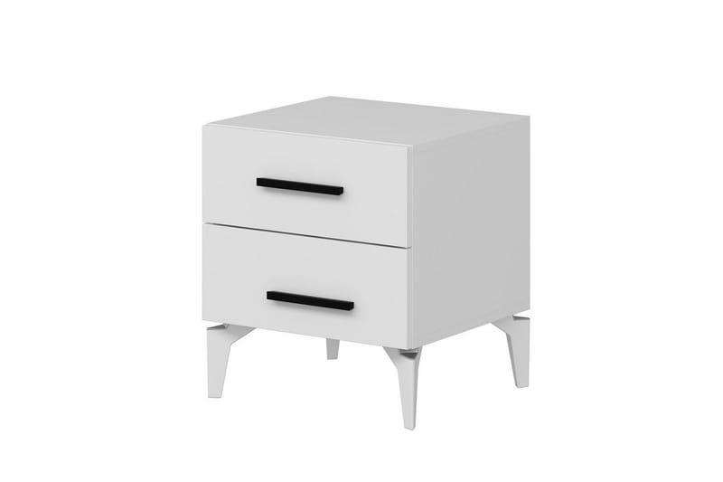 Ceylor Nattbord 50 cm - Hvit - Møbler - Bord - Avlastningsbord & sidobord - Sengebord & nattbord