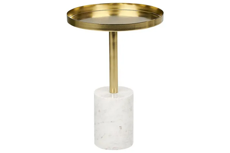 Charis Sidebord 36 cm, Gull/Hvit