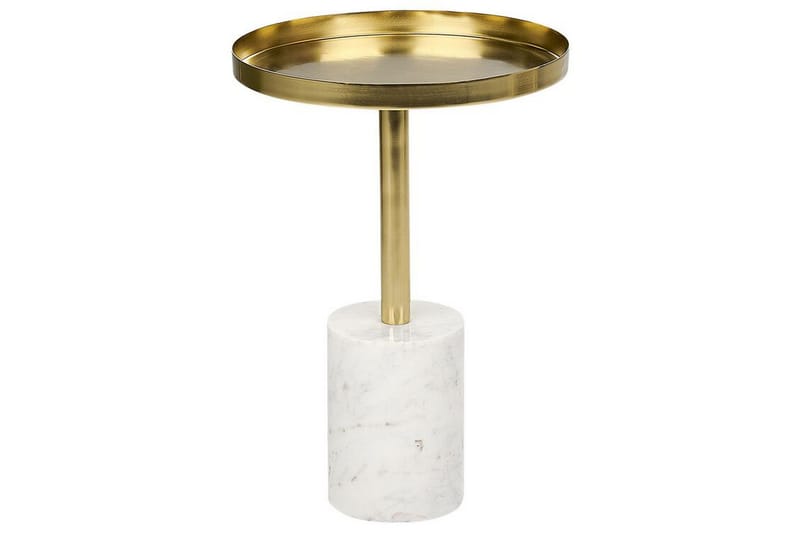 Charis Sidebord 36 cm, Gull/Hvit