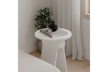 Chen Sidebord 42 cm - Hvit - Møbler - Bord - Avlastningsbord & sidobord - Lampebord & sidebord