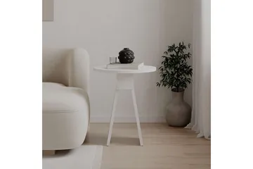 Chen Sidebord 42 cm - Hvit - Møbler - Bord - Avlastningsbord & sidobord - Lampebord & sidebord