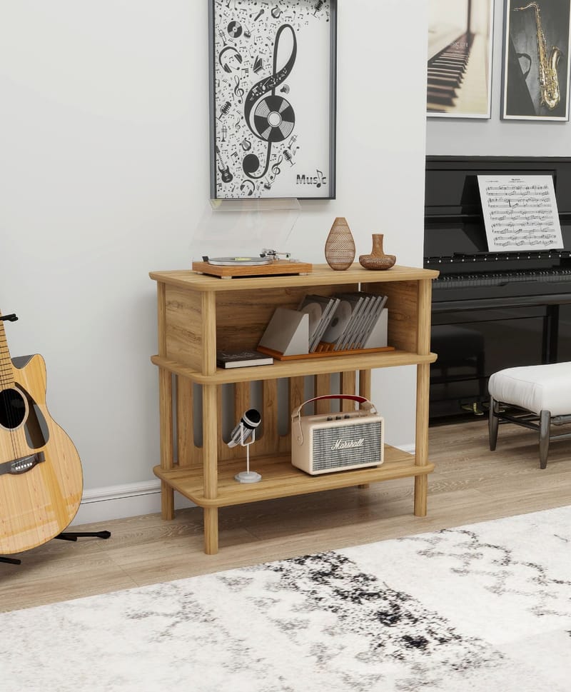 Clavor Sidebord 73 cm - Eik - Møbler - Bord - Avlastningsbord & sidobord - Brettbord og småbord