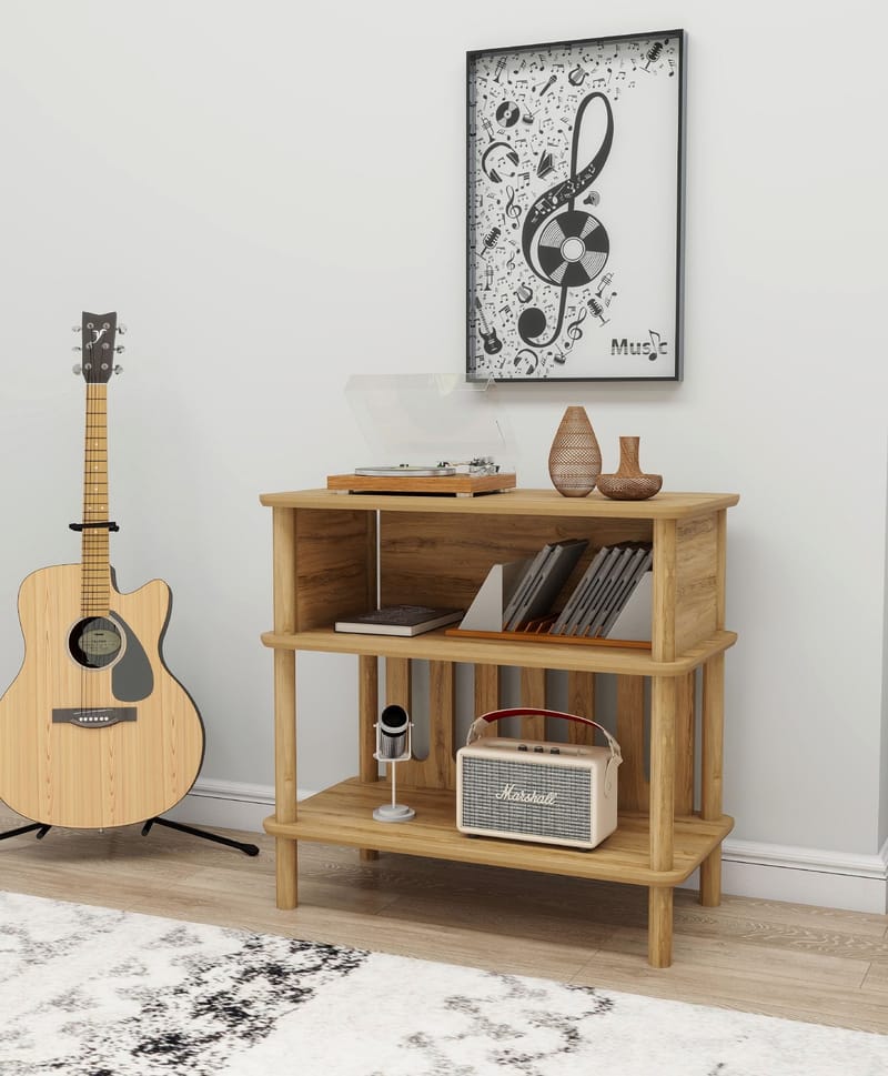 Clavor Sidebord 73 cm - Eik - Møbler - Bord - Avlastningsbord & sidobord - Brettbord og småbord