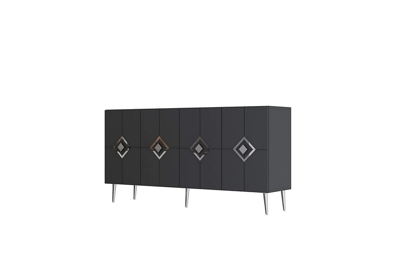 Cleryn Konsollbord 150 cm - Antrasitt/Sølv - Møbler - Bord - Avlastningsbord & sidobord - Konsollbord & gangbord