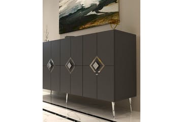 Cleryn Konsollbord 150 cm - Antrasitt/Sølv - Møbler - Bord - Avlastningsbord & sidobord - Konsollbord & gangbord