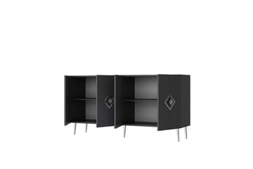 Cleryn Konsollbord 150 cm - Antrasitt/Sølv - Møbler - Bord - Avlastningsbord & sidobord - Konsollbord & gangbord