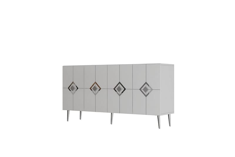 Cleryn Konsollbord 150 cm - Hvit/Sølv - Møbler - Bord - Avlastningsbord & sidobord - Konsollbord & gangbord