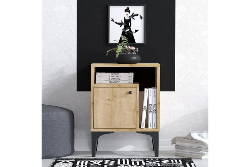 Cliffmarch Nattbord 40 cm - Svart/Mørkfarget tre - Møbler - Bord - Avlastningsbord & sidobord - Sengebord & nattbord